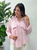 خرید شومیز لینن اینالیایی سبک و خنک مناسب سایز ۳۶ تا ۴۴